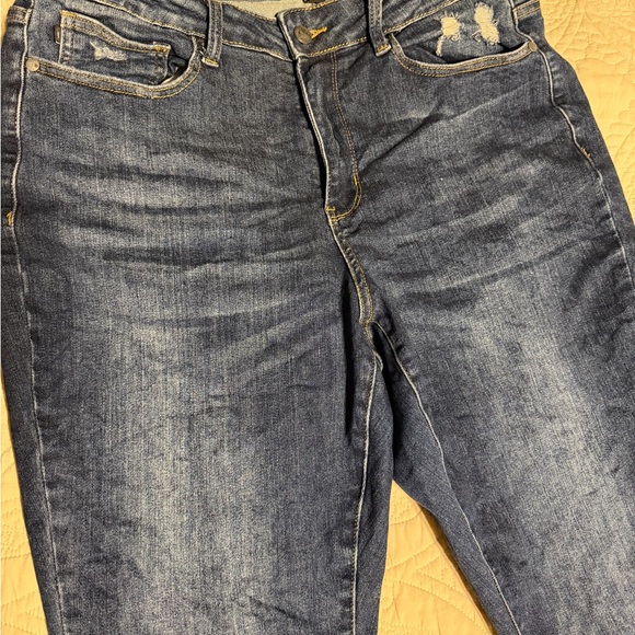 Judy Blue Dark Blue Flare Jeans - Picture 3 of 6